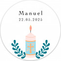 Adhesivo 3cm redondo personalizable