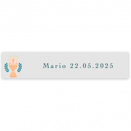 Bolígrafo personalizado con adhesivo para primera comunión