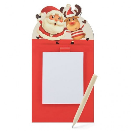 Bloc de notas con imán de navidad con adhesivo personalizado