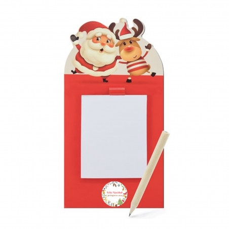 Bloc de notas con imán de navidad con adhesivo personalizado