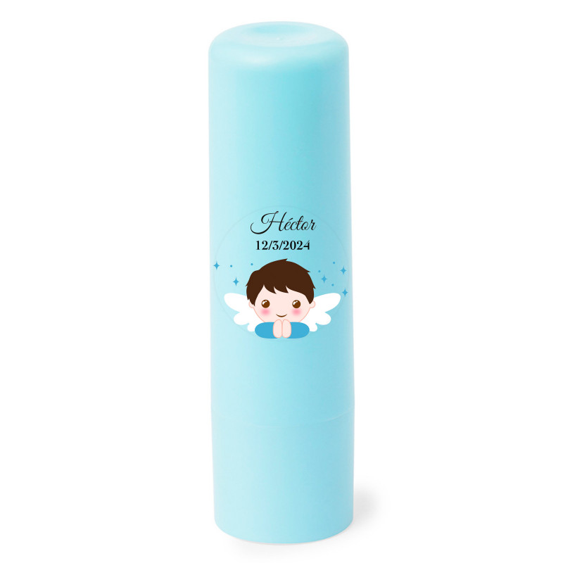 Bálsamo labial vegano personalizado niño para detalles bautizo