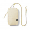 Bolso beige para móvil con adhesivo de comunión de niña