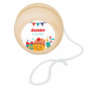 Detalles Cumpleaños para Niños Yoyo de Madera Personalizado