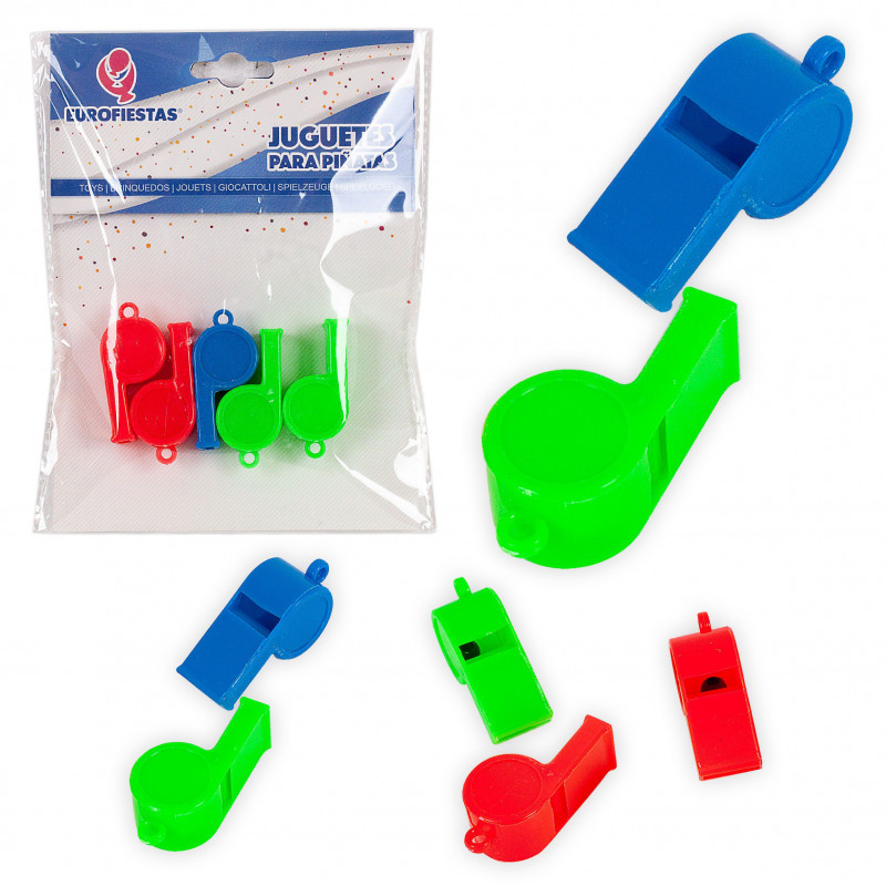 Silbatos para piñata para eventos