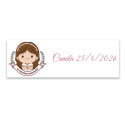 Detalles Comunión Mujer Personalizados Abanico en Caja
