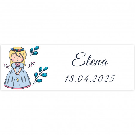 dibujos comunion nina
