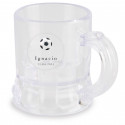 Jarra chupito con adhesivo personalizado transparente para detalles