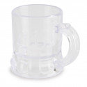 Jarra chupito con adhesivo personalizado transparente para detalles