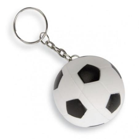 Llavero fútbol con adhesivo personalizable en sobre kraft para detalles
