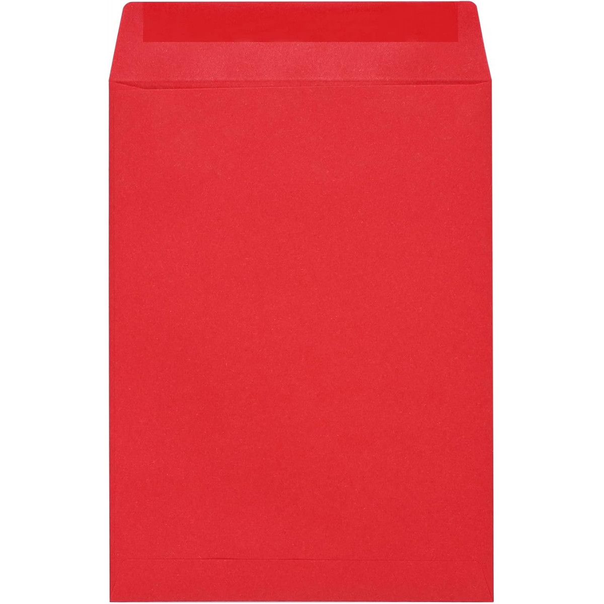 Sobre de presentación de papel kraft rojo 7x12