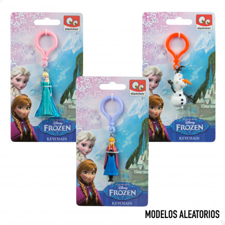 Llavero con figura de frozen y pompero en bolsa personalizada para regalar