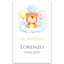 Etiqueta colgante personalizada para detalles bautizo