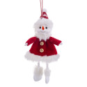 Colgante muñeco de nieve para decoración navidad