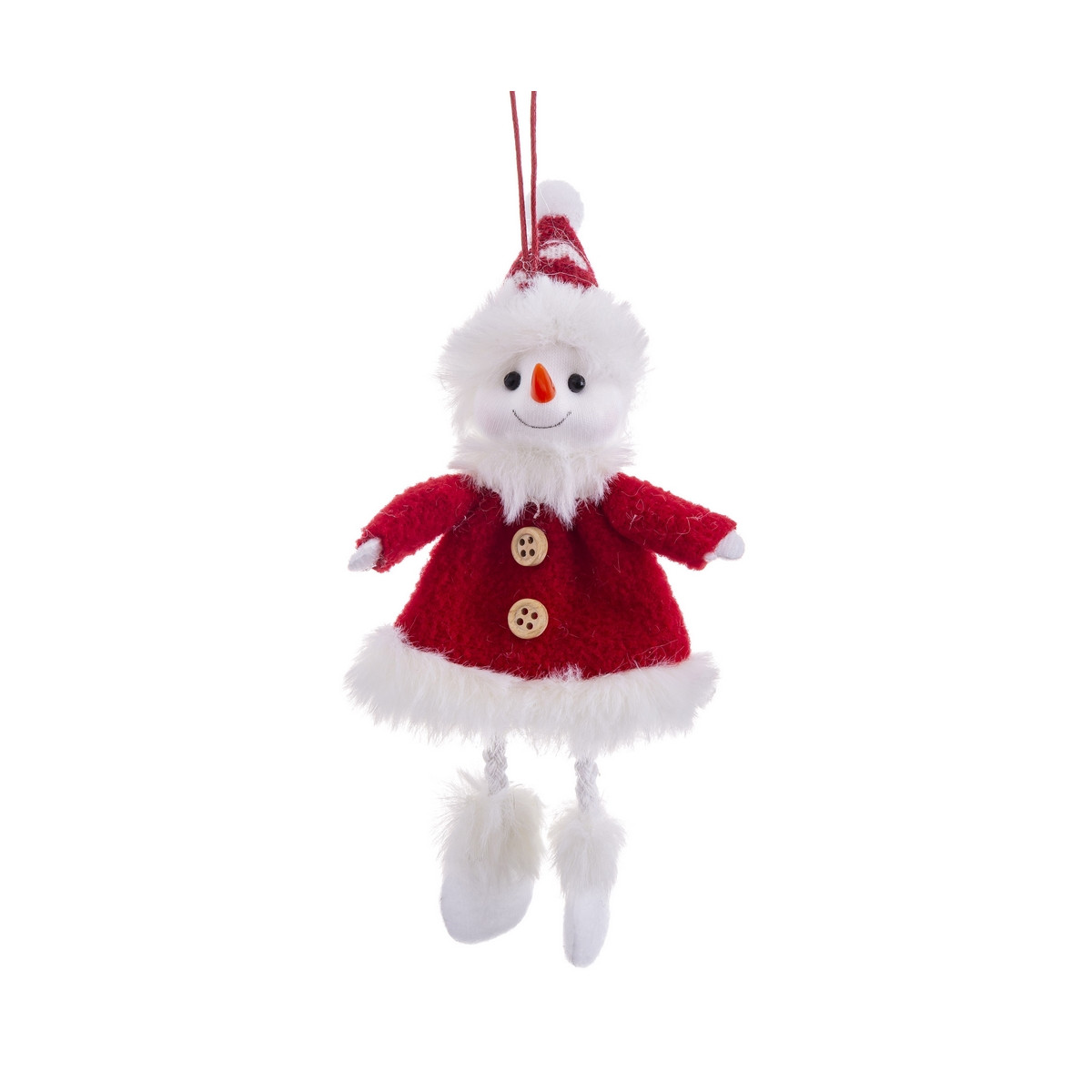 Colgante muñeco de nieve para decoración navidad
