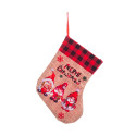 Calcetín gnomos para decoración navideña
