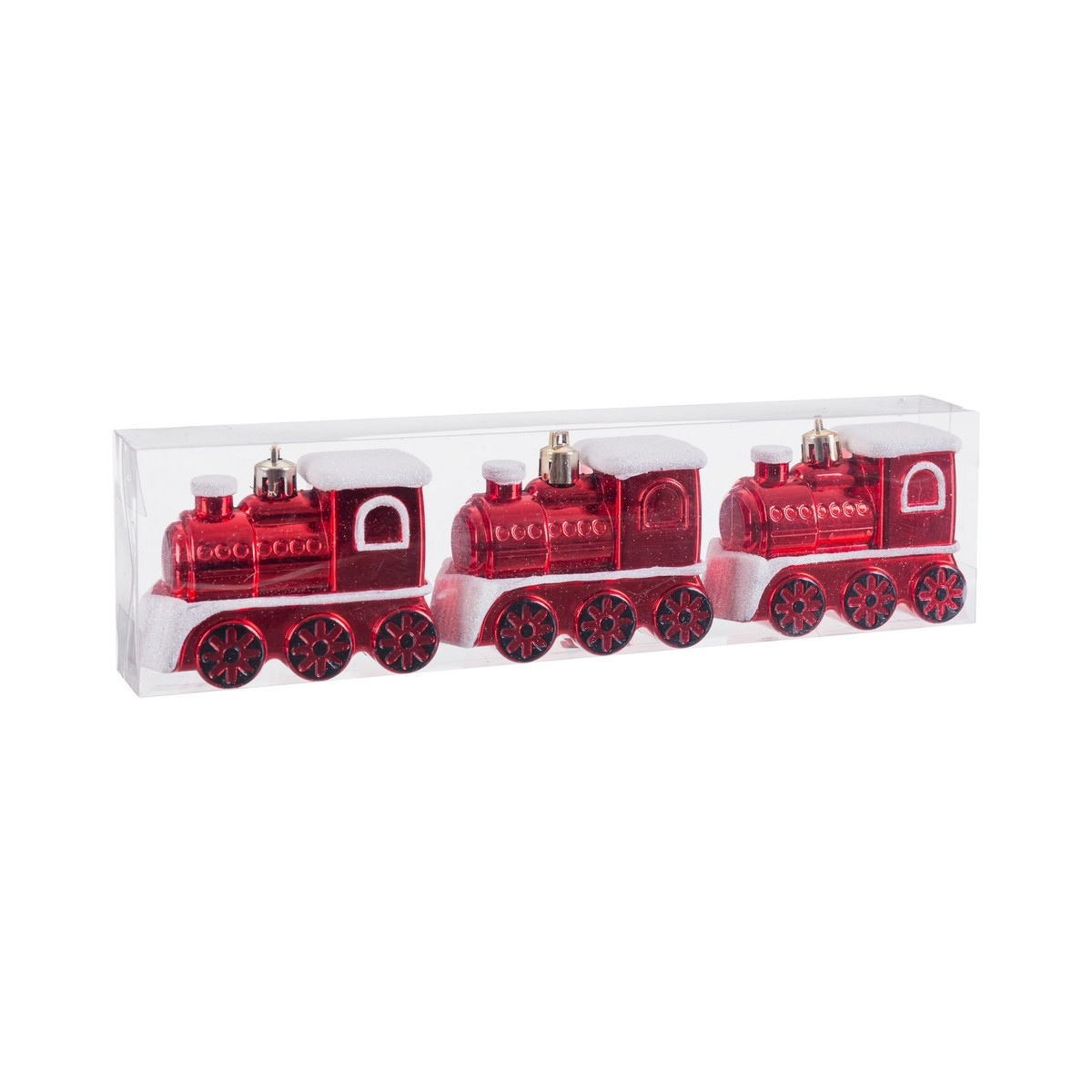 Colgante tren rojo para detalles navidad