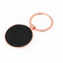 Llavero oro rosa personalizado con adhesivo para detalles de boda