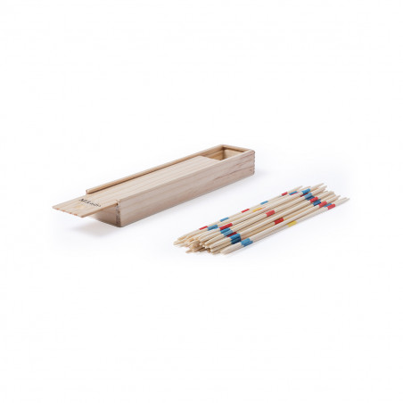 Juego de habilidad mikado con adhesivo superhéroes para detalles