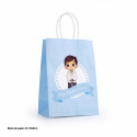 Vino tinto personalizado en bolsa para detalles primera comunión niño