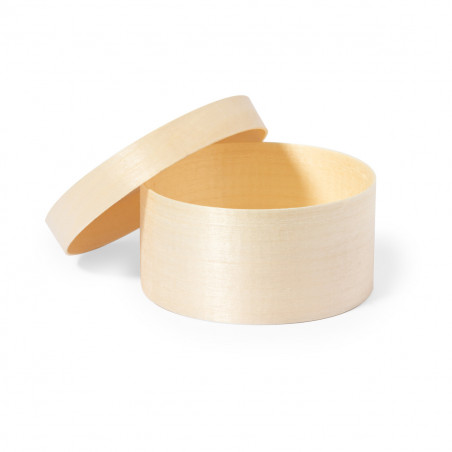 Pulsera paloma de la paz en caja de madera con adhesivo de bebé para bautizos