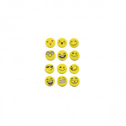 DISOK Set De 24 Gomas Emoticono Para Niños | Gomas De Borrar Divertidas Y Originales
