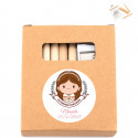 Estuche para colorear con adhesivo primera comunión para detalles niñas
