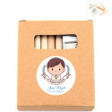 Estuche para colorear con adhesivo primera comunión para detalles niño