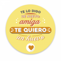 Huevo antiestrés con bolsa para detalle de amiga