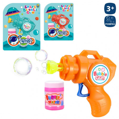 Pistola de pompas de para detalles niños