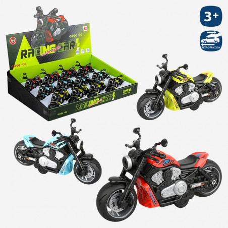 Moto de juguete retrofricción para detalles
