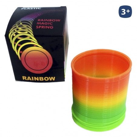 Muelle arcoiris multicolor para detalles