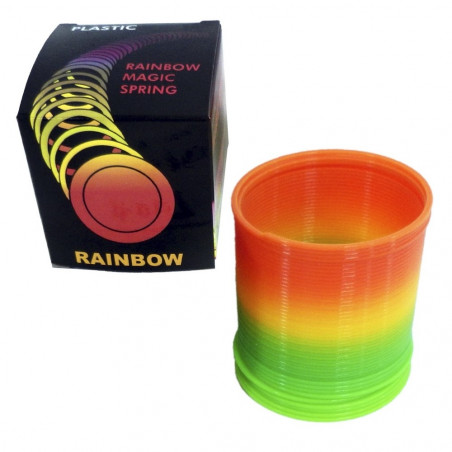 Muelle arcoiris multicolor para detalles