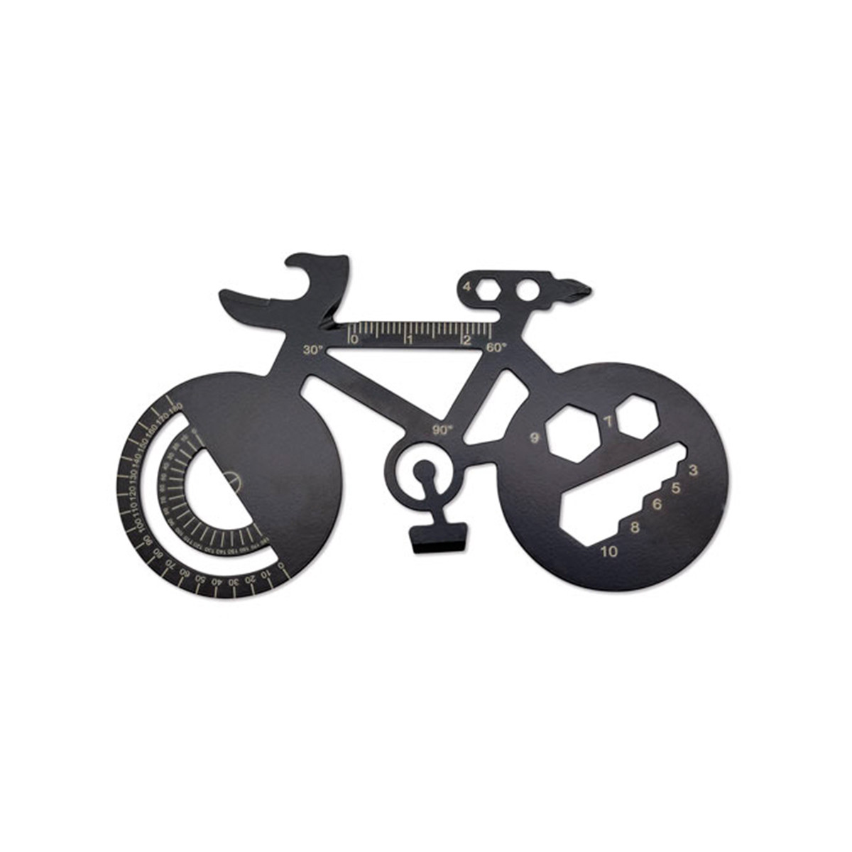 Herramienta multifunción forma de bicicleta para detalle