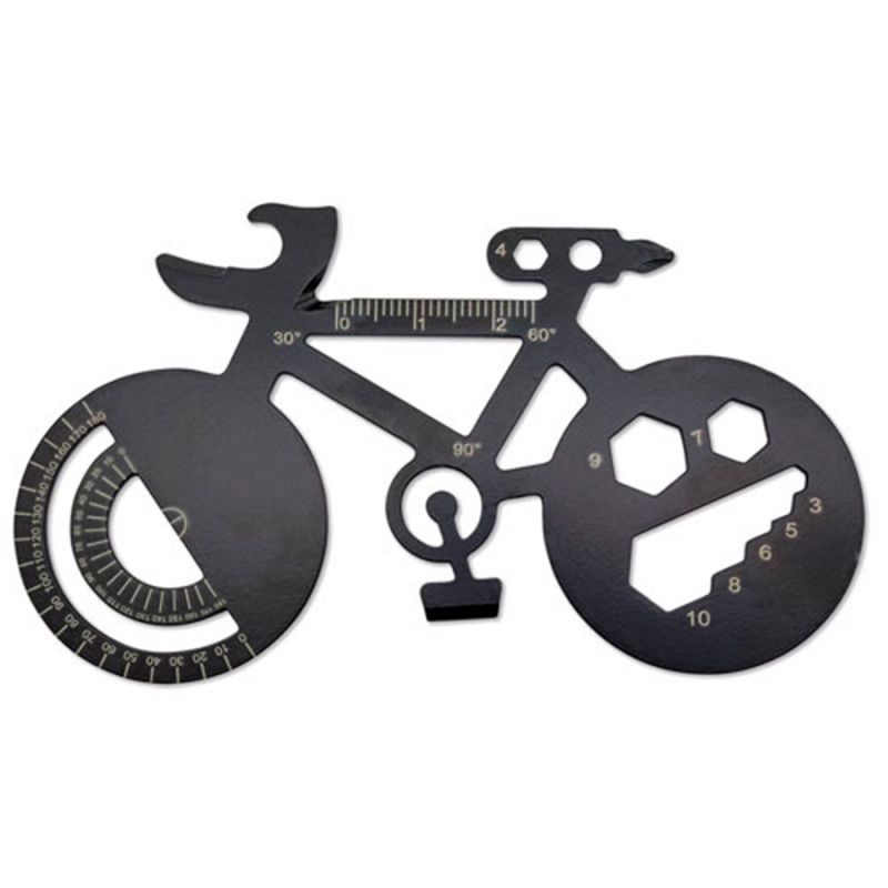 Herramienta multifunción forma de bicicleta para detalle