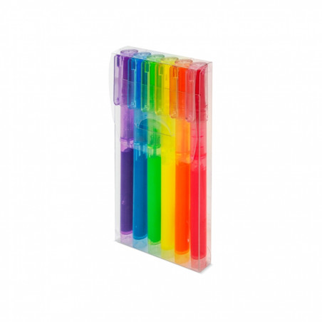 Set de marcadores de colores 6 unidades