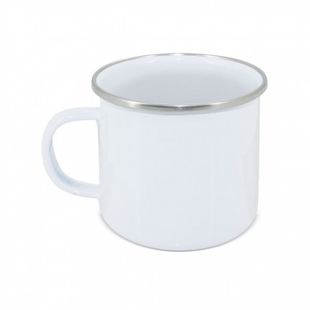 Taza de metal estilo mug de colores variados para regalar