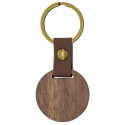 Llavero de madera redondo