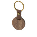 Llavero de madera redondo