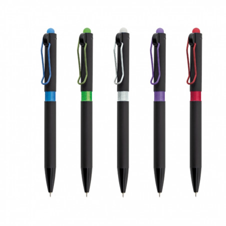 Bolígrafo de semigel negro