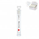 Detalles Boda Originales Mini pomperos corazón en pack de 48 unidades personalizados