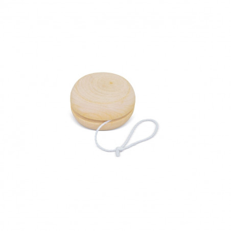 Yoyo de madera con adhesivo superhéroes para regalar