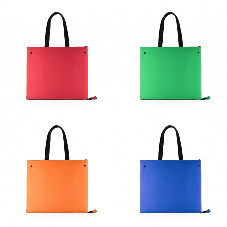 Bolsa nevera de colores con cremallera y apertura total
