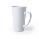 Taza de cerámica alargada y maxi asa