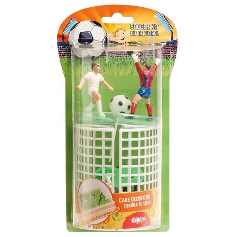 Figuras fútbol para decoración de tarta