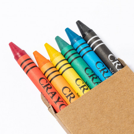 Maceta para colorear con semillas y ceras de colores para detalles originales