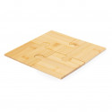 Posavasos de bambú con original diseño puzzle para detalles