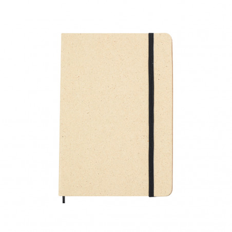 Bloc de notas ECO A5 con tapas duras fabricada con hierbas recicladas