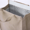 Bolsa nevera elegante color natural para detalles