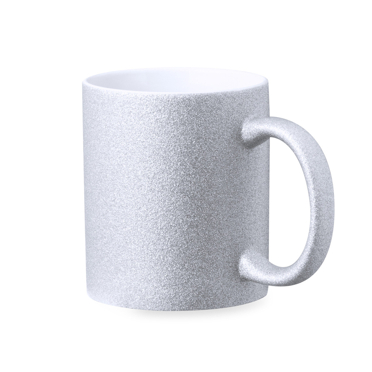 Taza sublimación de cerámica efecto purpurina para detalles eventos