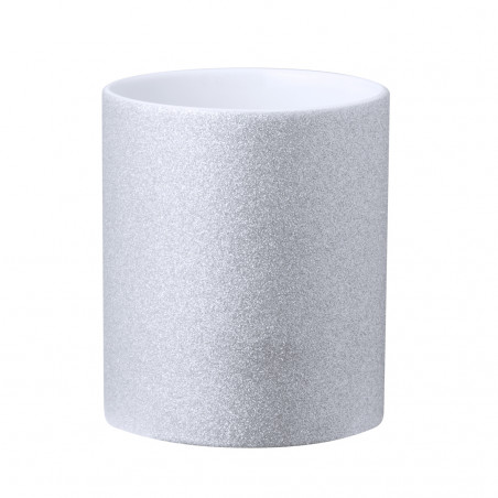 Taza sublimación de cerámica efecto purpurina para detalles eventos